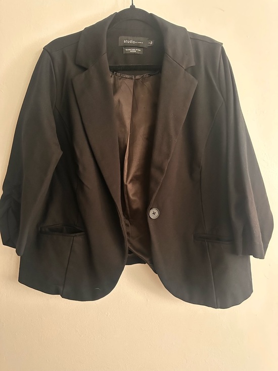 torrid Jackets & Blazers - torrid Black Single-Button Tailored Blazer